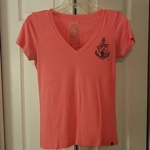 Pink Hurley t-shirt